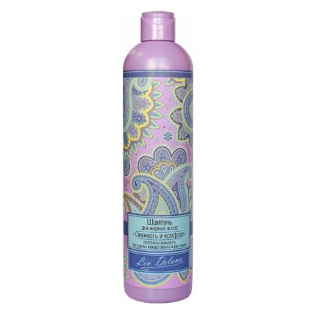 LIV DELANO Свежесть и Комфорт шампунь для жирных волос 400г