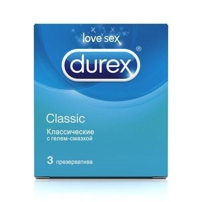 Презерватив DUREX Classic (классические), 3  шт.
