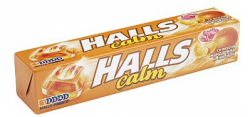 Леденцы HALLS COOL мандарин и имбирь 