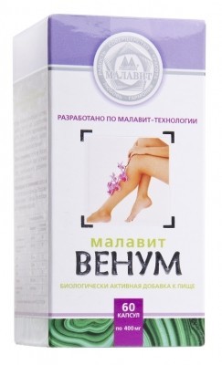 Малавит Венум капсулы 400мг, 60 шт.