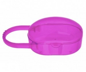 Футляр для пустышки МИР ДЕТСТВА "Овал" с кольцом (арт. 19580)