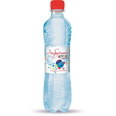 Вода минеральная ЭЛЬБРУСИНКА для детей 0,5л (н/газ.) (ПЭТ)