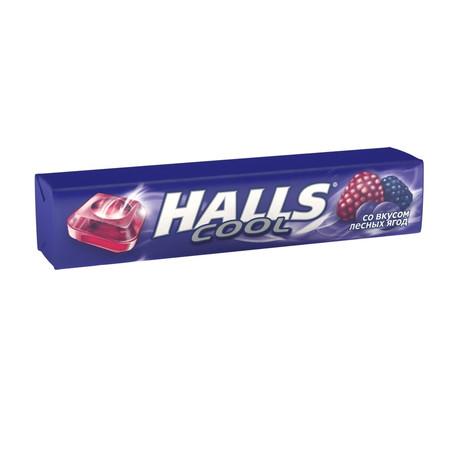 Леденцы HALLS COLORS лесные ягоды 25г