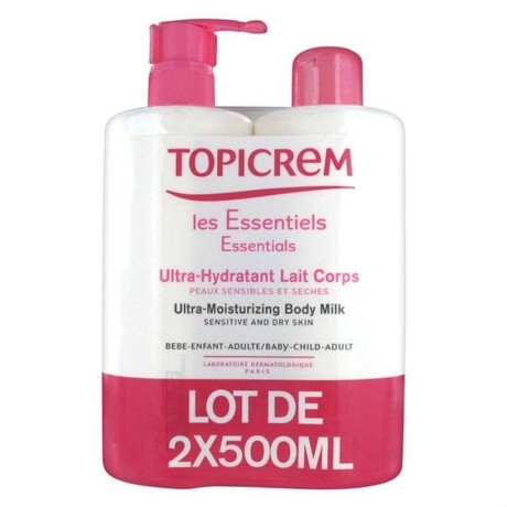 Набор косметический TOPICREM (ультра-увлажняющее молочко 500мл х 2шт.)