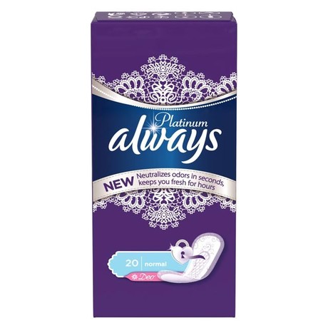 Прокладки гигиенические ALWAYS Platinum Collection Normal Deo Single, 20 шт.