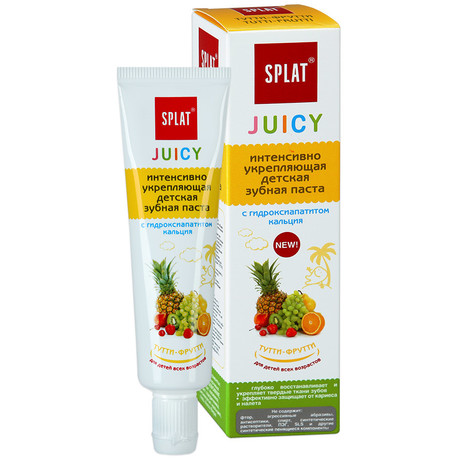 Зубная паста детская СКАЗКА тутти-фрутти гелевая 100г