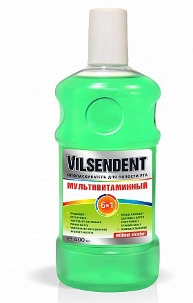 Ополаскиватель для полости рта VILSENDENT Мультивитаминный 500мл