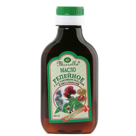 Масло косметическое Репейное с касторовым маслом и витаминами 100мл (3 + 1)