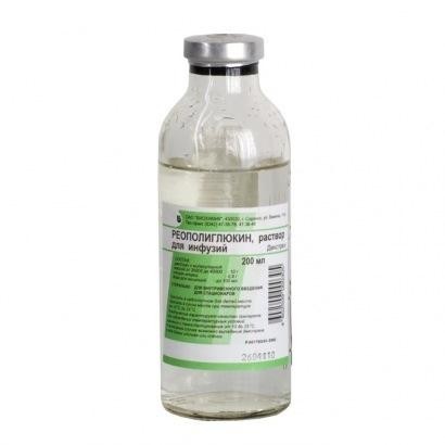 Реополиглюкин бутылка (раствор для инфузий) 10% 200мл