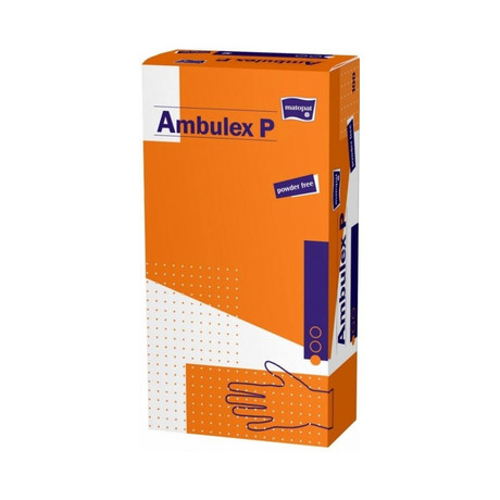 Перчатки смотровые MATOPAT AMBULEX P нестерильные разм. M (латексные неопудренные), 10 пар