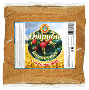 Отруби пшеничные с шиповником пакет 250г