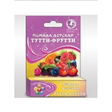 Помада для губ Тутти-фрутти детская