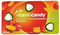 Леденцы Джейк манго, 15 шт.