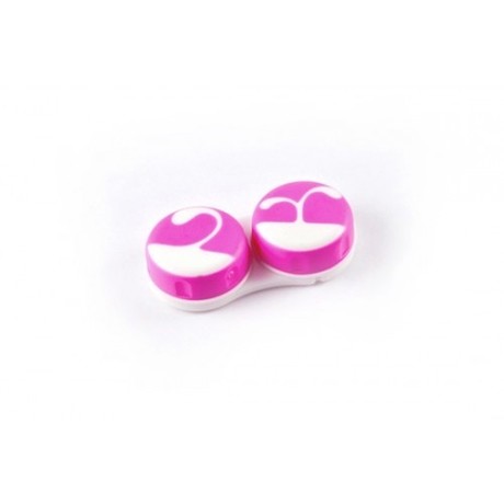 Контейнер для линз L-R Зонтики розовые