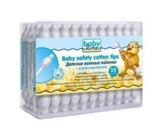 Ватные палочки BEL BABY с ограничителем 55 шт.