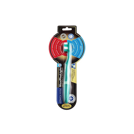 Зубная щетка LONGA VITA МаксФоЛайт со светодиодами 