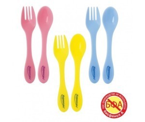 Набор КУРНОСИКИ (ложка, вилка)