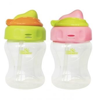 Поильник МИР ДЕТСТВА 17023 непроливайка с соломинкой 180 мл