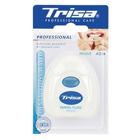 Зубная нить TRISA вощеная 40м