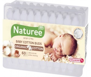 Ватные палочки, 60 шт. (с ограничителем)