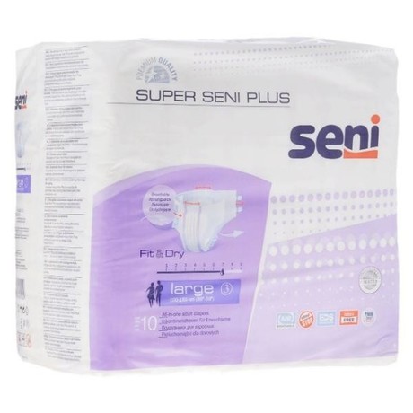 Подгузники для взрослых SENI Large, 10 шт.
