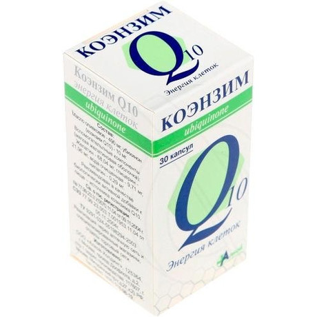 Коэнзим Q-10 Энергия клеток капсулы, 30 шт.