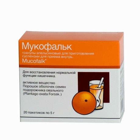 Мукофальк саше (гранулы для приготовления суспензии для приема внутрь) 5г