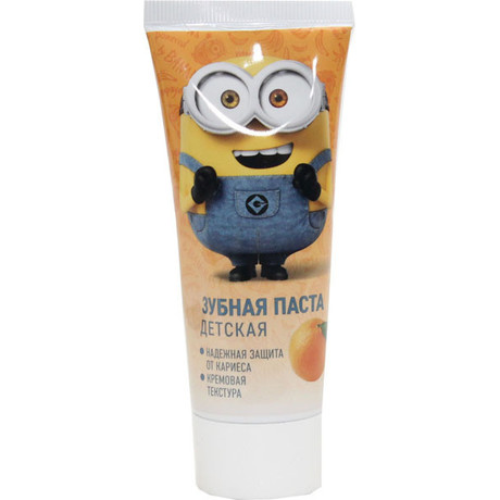 Зубная паста детская МИНЬОНЫ Апельсин 60г