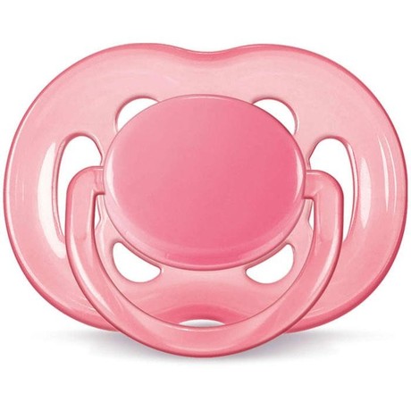 Соска-пустышка AVENT силиконовая  для девочки (0-6 мес.), 2 шт. (арт. SCF213/20)