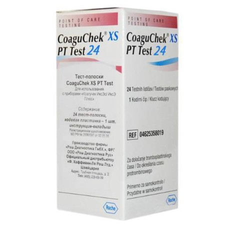 Тест-полоска COAGUCHEK XS, 24 шт. 