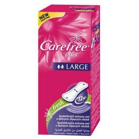 Прокладки гигиенические CAREFREE Large Fresh Plus ароматизированные, 36 шт.