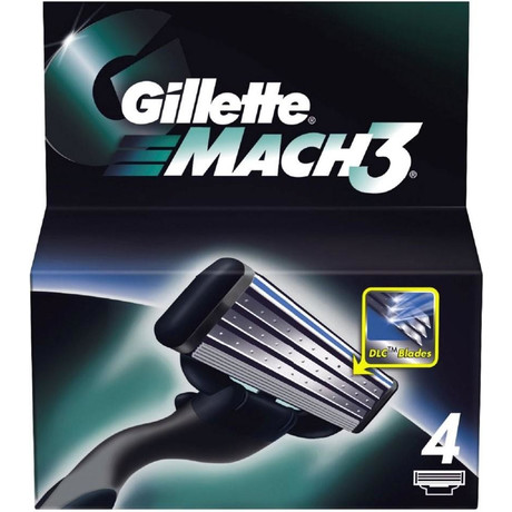 Лезвия бритвенные GILLETTE Mach-3 Start, 4 шт.