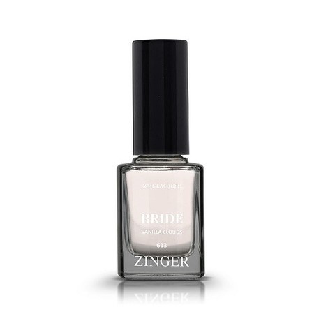 Лак для ногтей ZINGER Bride 12 мл (мод. 613) слоновая кость