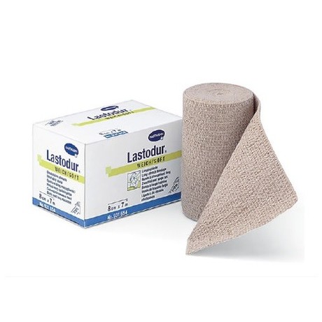 Бинт LASTODUR Weich длиннорастяжимый мягкий 7м x 8см с зажимами