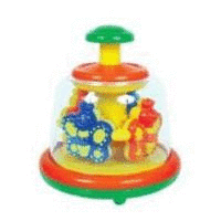 Игрушка МИР ДЕТСТВА 27803 "Заводная карусель" юла
