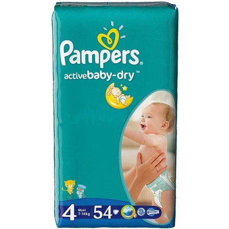 Подгузники PAMPERS Active baby Maxi (7-14кг), 1 шт.