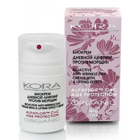 Крем КОРА Биокрем дневной лифтинг против морщин 50мл