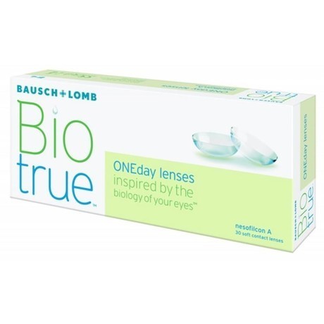 Линзы Bio true (30 дней) BC 8.6 контактные мягкие корриг. (-4,75)