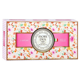Мыло FIORI DEA роза 125г,  2 шт.