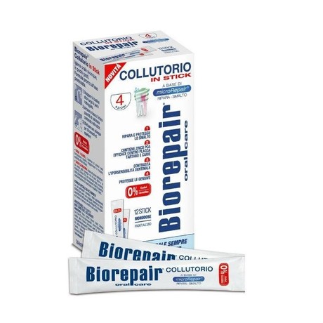 Ополаскиватель для полости рта BioRepair 4-action Mouthwash 12мл 12 шт.