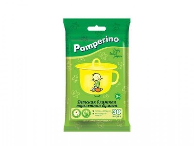 Бумага туалетная детская ПАМПЕРИНО, 30 шт.