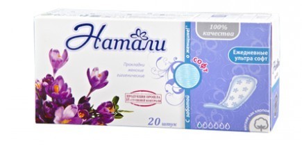 Прокладки гигиенические НАТАЛИ ежедневные ультра премиум soft, 20 шт.