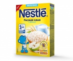 Каша НЕСТЛЕ молочная рис/яблоко (с 4мес.) 250г