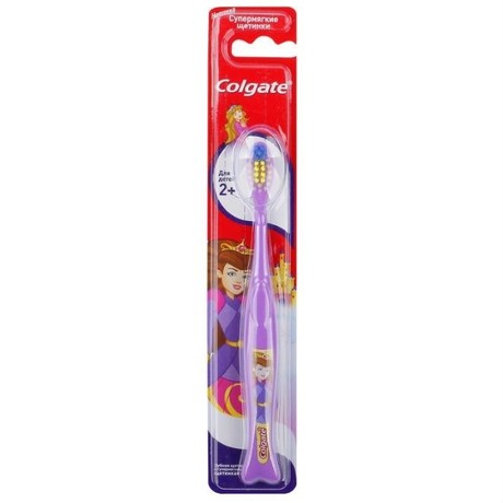 Зубная щетка детская COLGATE Kids 2+ супер мягкая