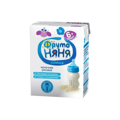 Каша ФРУТОНЯНЯ молочная рис/пребиотики 200г