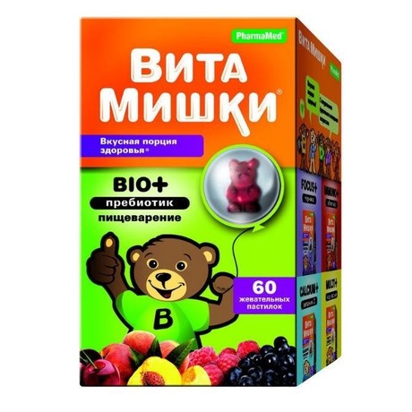 Витамишки Bio+ пастилки жевательные, 60 шт.