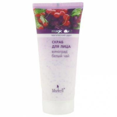 Скраб Magic Duet для лица Виноград и Белый чай 95г
