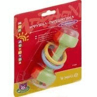 Погремушка МИР ДЕТСТВА 1470 "Гантелька"
