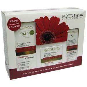 Набор косметический КОРА Anti-Age 5 факторов молодости (коробка)