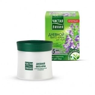 Крем ЧИСТАЯ ЛИНИЯ от 55 лет дневной шлемник и морошка 45мл